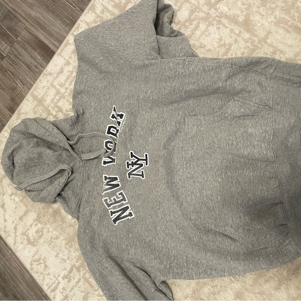 Gray New York Hoodie